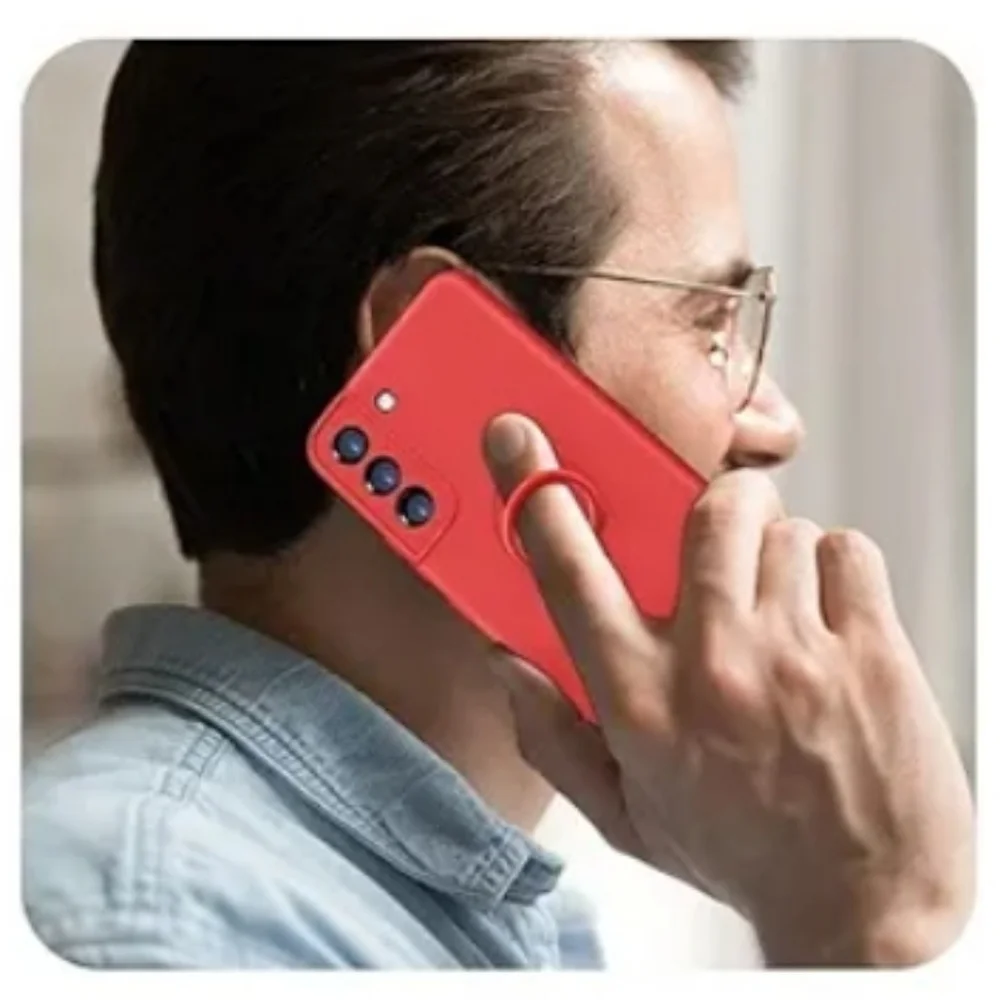 Galaxy S22+ Silicone Case w/ Ring Holder